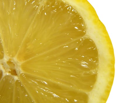 Half of the lemon