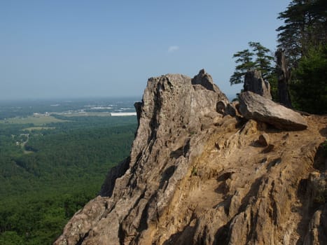 Crowders Mountain State park in North Carolina. Located in Gaston County.