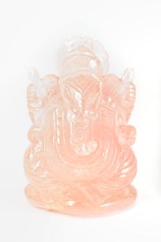 Small sculpture of indian god of rock crystal