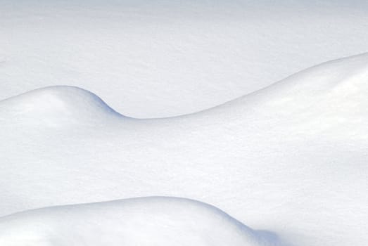 Abstract picture of some snow drift