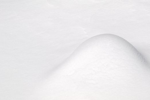 Abstract picture of some snow drift