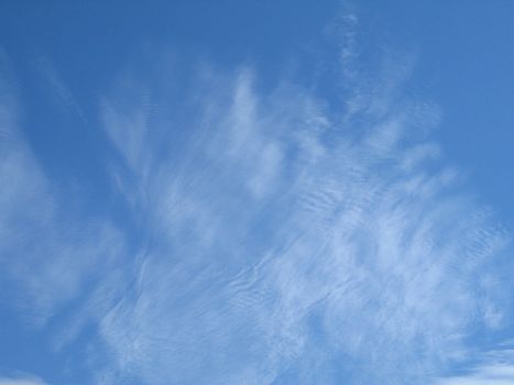 blue sky and white clouds