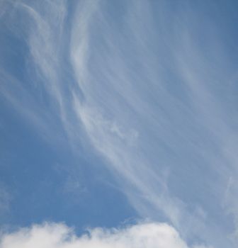 blue sky and white clouds