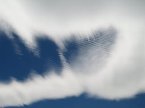 mouth shaped cloud