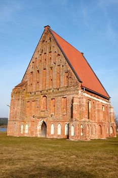 Early Gothic church, built in the sixteenth century at the end. Lithuania