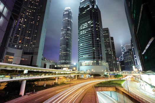 Hong Kong at night