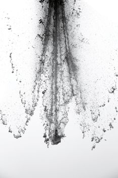 water splash against white background