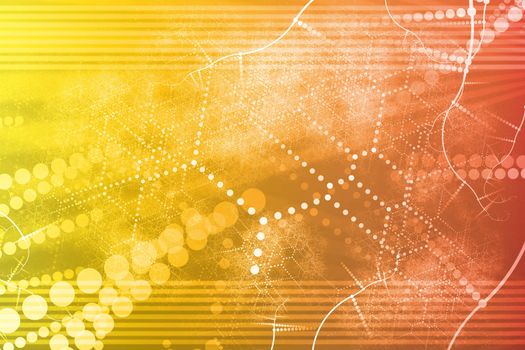 A Technology Industrial Network Abstract Background Wallpaper