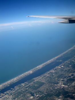 stock pictures of the ground seen from an airplane