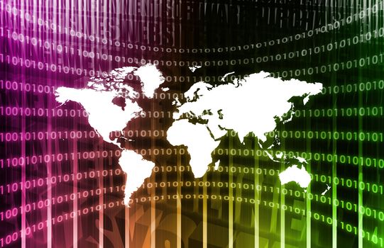 Global Business System on a WWW Background