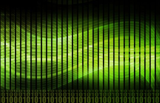 Security Network Data of the World Background