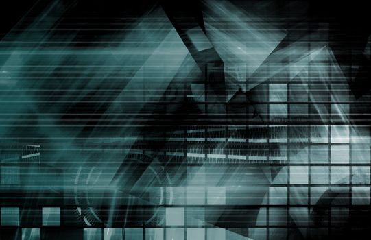 Internet World Wide Web Abstract Tech Background