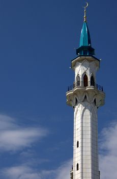 Minaret of the Qolsharif Mosque, Kazan, Tatarstan, Russian Federation