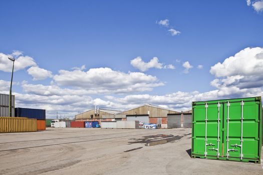 Commercial Dock on a sunny day