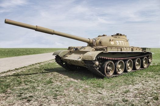 Old Soviet T-62 Tank