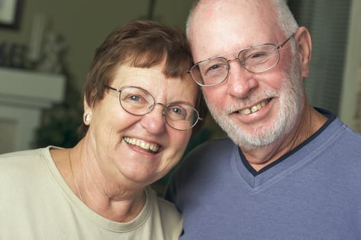 Happy Senior Adult Couple Portrait