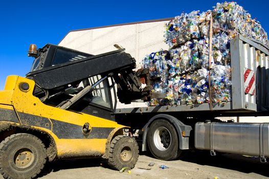 Picture of a recycle plant from spain