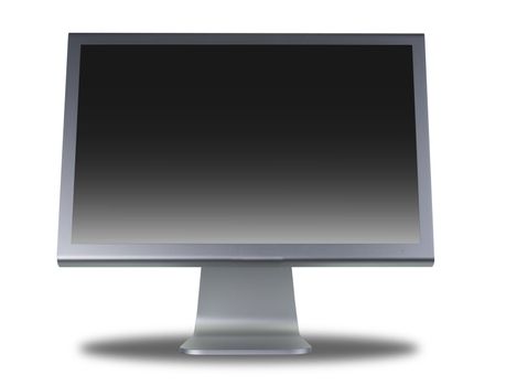 computer lcd or tft monitor with flat screen