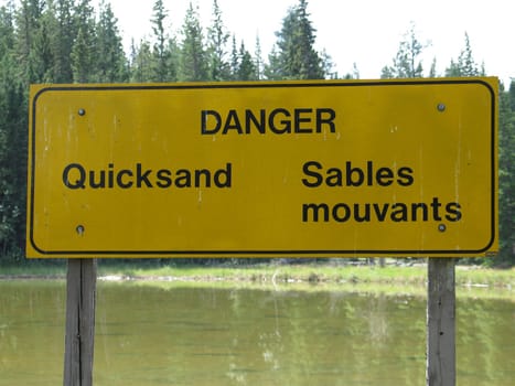 quicksand sign