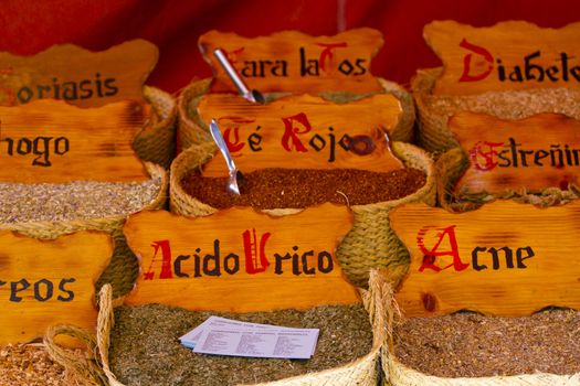 street vendor of medicinal herbs