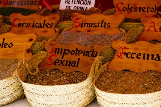 street vendor of medicinal herbs