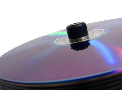 Close up shot of dvd disk