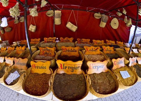 street vendor of medicinal herbs