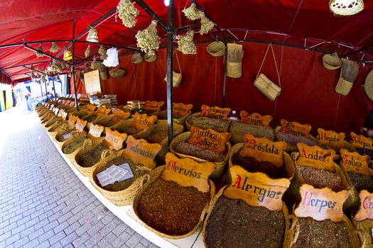 street vendor of medicinal herbs