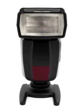 ftront view of flash-light over white background