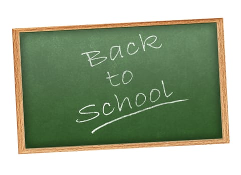 blackboard with "back to school" inscription on it