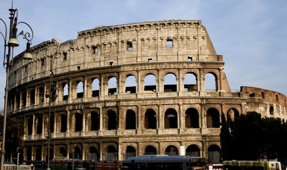 Rome-historical roman monument coloseum