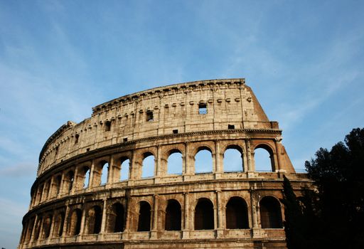Rome-historical roman monument coloseum