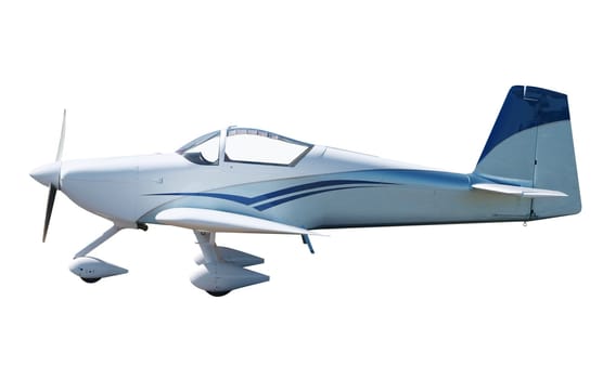 Small Kit Set Aircraft isolated with clipping path