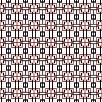 abstract mosaic pattern with brown and black squares