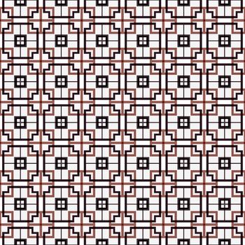 abstract mosaic pattern with brown and black squares