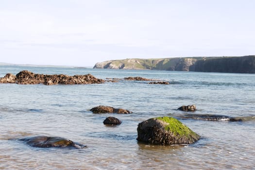 the sea shore on the west coast of ireland