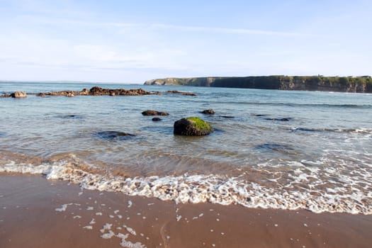 the sea shore on the west coast of ireland