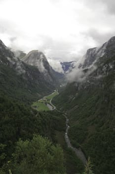Nørøydalen, view from Staleheim Hotel