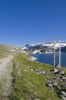 The photo is taken in the  Hardangervidda national park, Norway