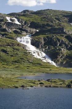 The photo is taken in the  Hardangervidda national park, Norway