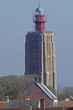 Lighthouse on the top of a bell tower