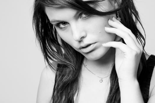 young beautiful woman portrait