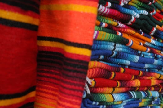 Colorful details of market in San Cristobal de las Casas