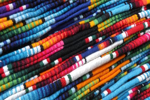 Colorful details of market in San Cristobal de las Casas