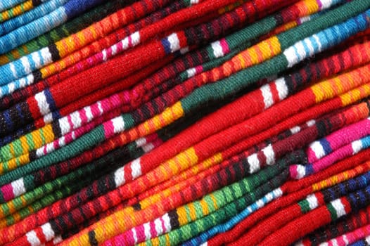 Colorful details of market in San Cristobal de las Casas