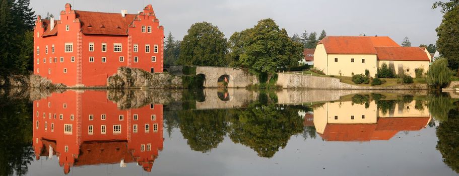 The red water chateau in the the Czech republic - Cervena Lhota