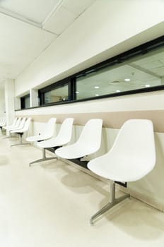 Hospital waiting room�s picture from Spain, Europe.
