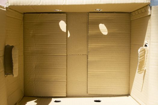 Top view of a Carton board which can use in design.