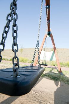 children's playground picture with vivid colors