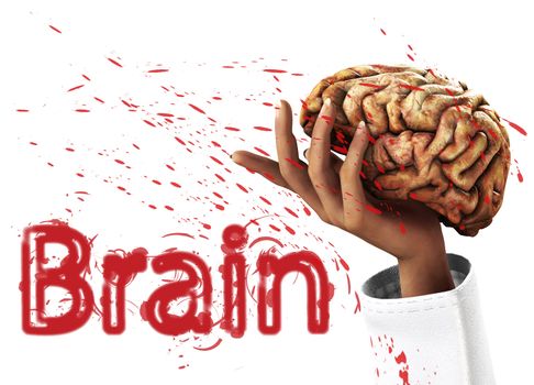 Conceptual medical image about having control of a persons brain.